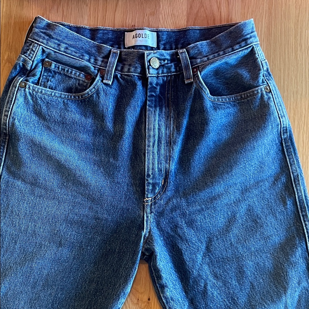 Agolde High Waist Zip Closure Jeans, never worn